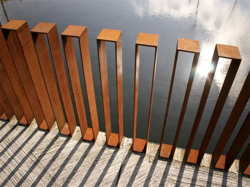 Modern corten steel edging For Metal Art